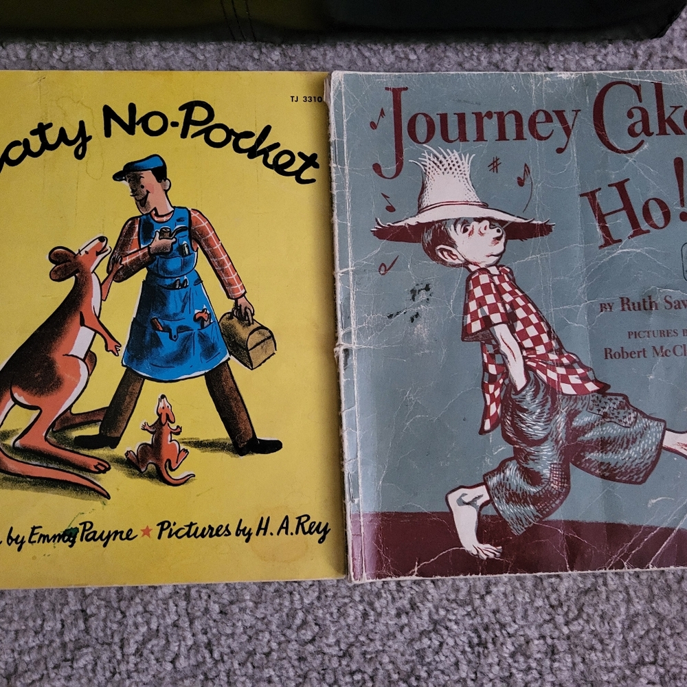 2- Vintage soft cover children's books